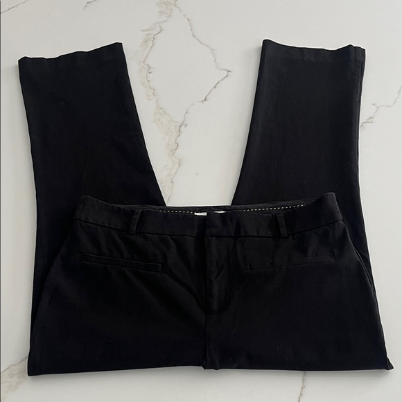 Maeve by Anthropologie Essential Kick Flare Crop Black Pants Sz 8 - Picture 11 of 14